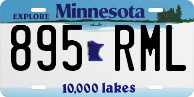 MN license plate 895RML