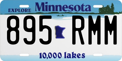 MN license plate 895RMM