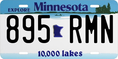 MN license plate 895RMN