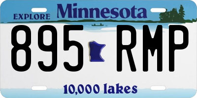 MN license plate 895RMP
