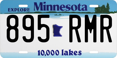 MN license plate 895RMR