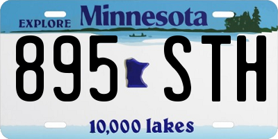 MN license plate 895STH