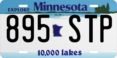 MN license plate 895STP