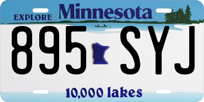 MN license plate 895SYJ