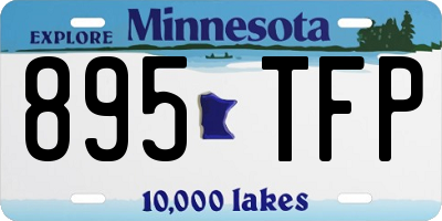 MN license plate 895TFP