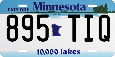 MN license plate 895TIQ
