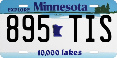 MN license plate 895TIS