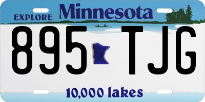MN license plate 895TJG