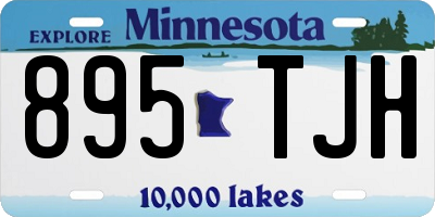 MN license plate 895TJH