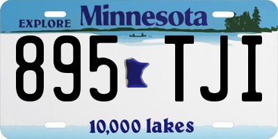 MN license plate 895TJI