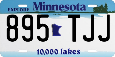MN license plate 895TJJ