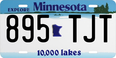 MN license plate 895TJT