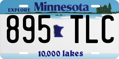 MN license plate 895TLC