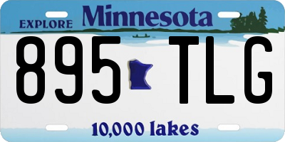 MN license plate 895TLG
