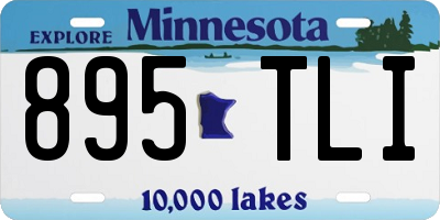 MN license plate 895TLI
