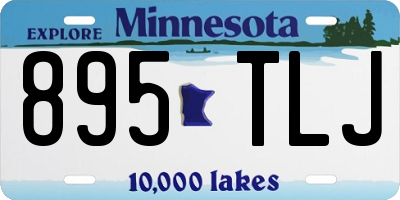 MN license plate 895TLJ