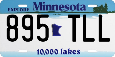MN license plate 895TLL