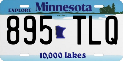 MN license plate 895TLQ