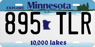 MN license plate 895TLR