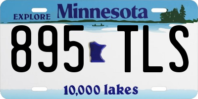 MN license plate 895TLS