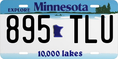 MN license plate 895TLU