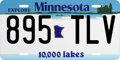 MN license plate 895TLV
