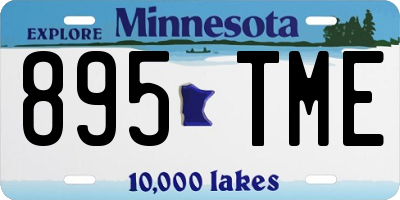 MN license plate 895TME