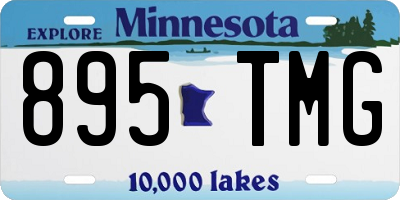 MN license plate 895TMG