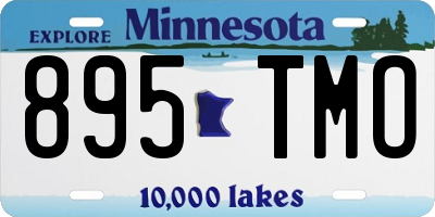 MN license plate 895TMO