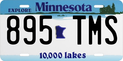MN license plate 895TMS