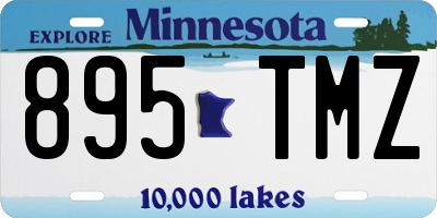 MN license plate 895TMZ