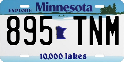 MN license plate 895TNM