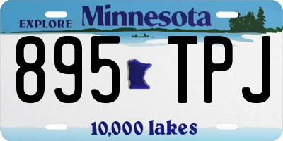 MN license plate 895TPJ