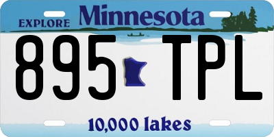 MN license plate 895TPL