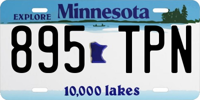 MN license plate 895TPN