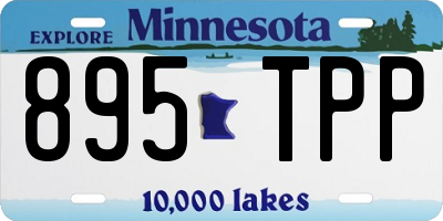 MN license plate 895TPP