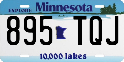 MN license plate 895TQJ