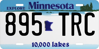 MN license plate 895TRC