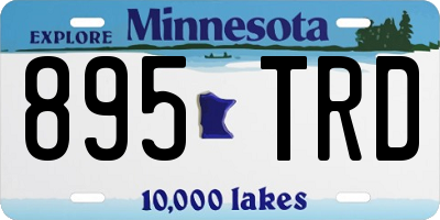 MN license plate 895TRD