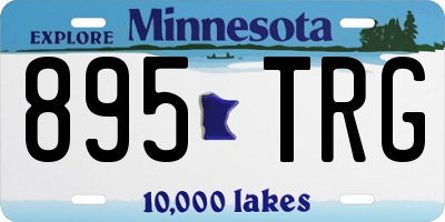 MN license plate 895TRG