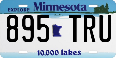 MN license plate 895TRU