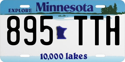 MN license plate 895TTH