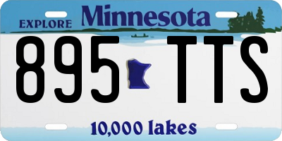 MN license plate 895TTS