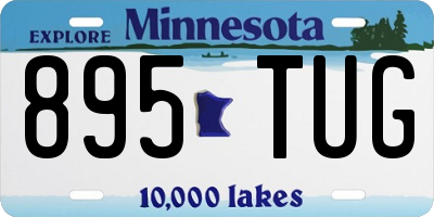 MN license plate 895TUG