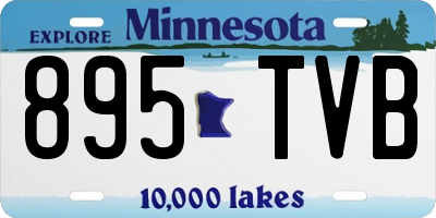 MN license plate 895TVB