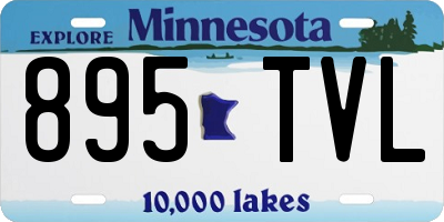 MN license plate 895TVL