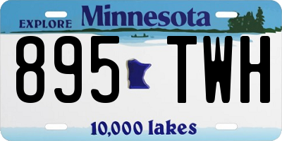 MN license plate 895TWH