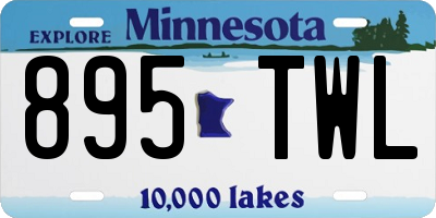 MN license plate 895TWL