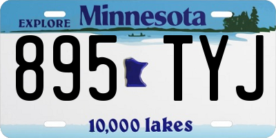 MN license plate 895TYJ