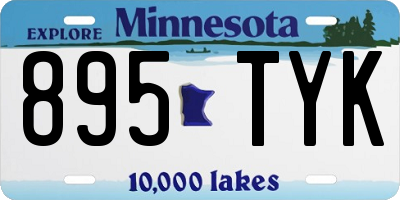 MN license plate 895TYK